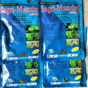Fungisida Sagri-Manzim 65/20 WP 100Gram SagriManzim Mankozeb dan karbendazim pengendali jamur tanaman