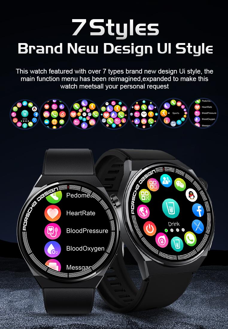 Product Introduction of Simbojoy SmartWatch GT8 Anti Air Original Layar Terang 1.28''Pemantauan Tidur Alat pengukur langkah Jam Pintar  ZN025 14