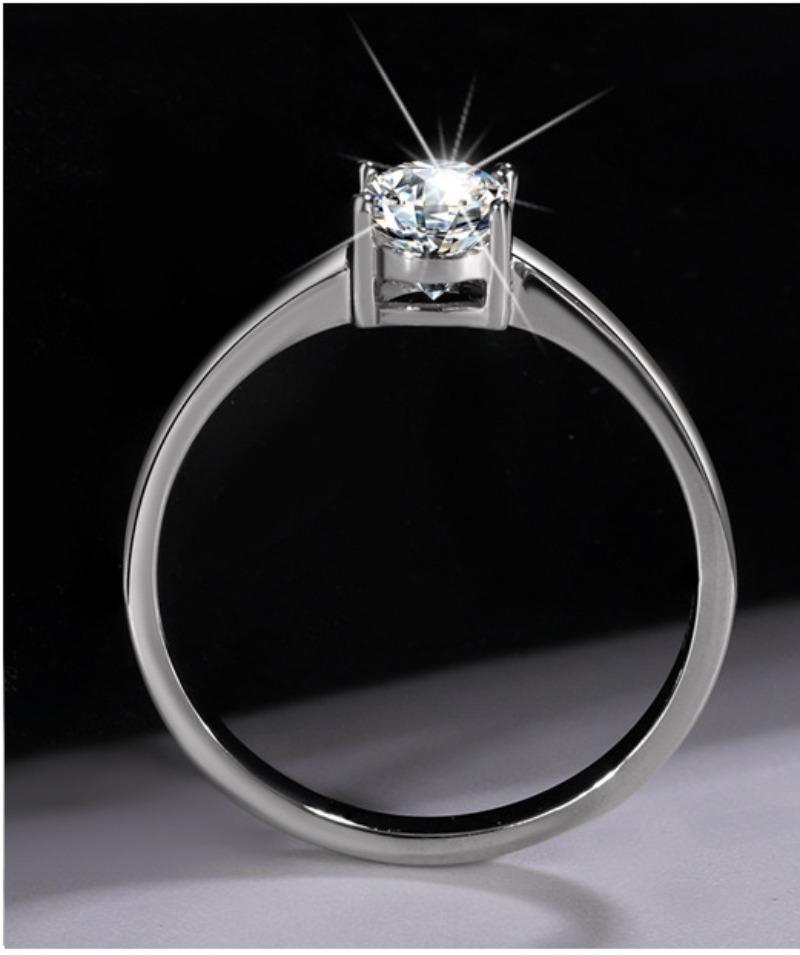 Product Introduction of 【#91】925 Sterling Silver 1CT Oval Shape Moissanite Ring 2