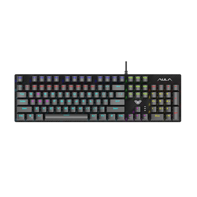 Hàng chinh hǎng 100% Bàn phím Keyboard Gaming AULA S2022 Black ( Phím cơ, Blue…