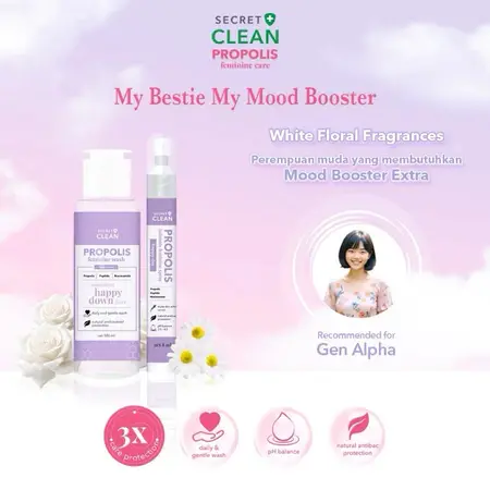 [READY SIAP KIRIM] NEW HAPPY DAY - Secret Clean Paket Propolis Feminine 1