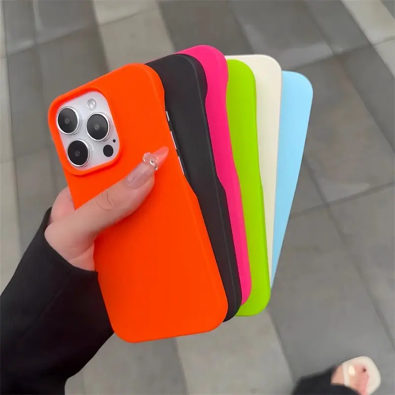 New Style Half Pack Anti Fingerprint Solid Color TPU Phone Case For iPhone 16 Pro Max 15 14 13 12 11 Shockproof Soft Shell Cover