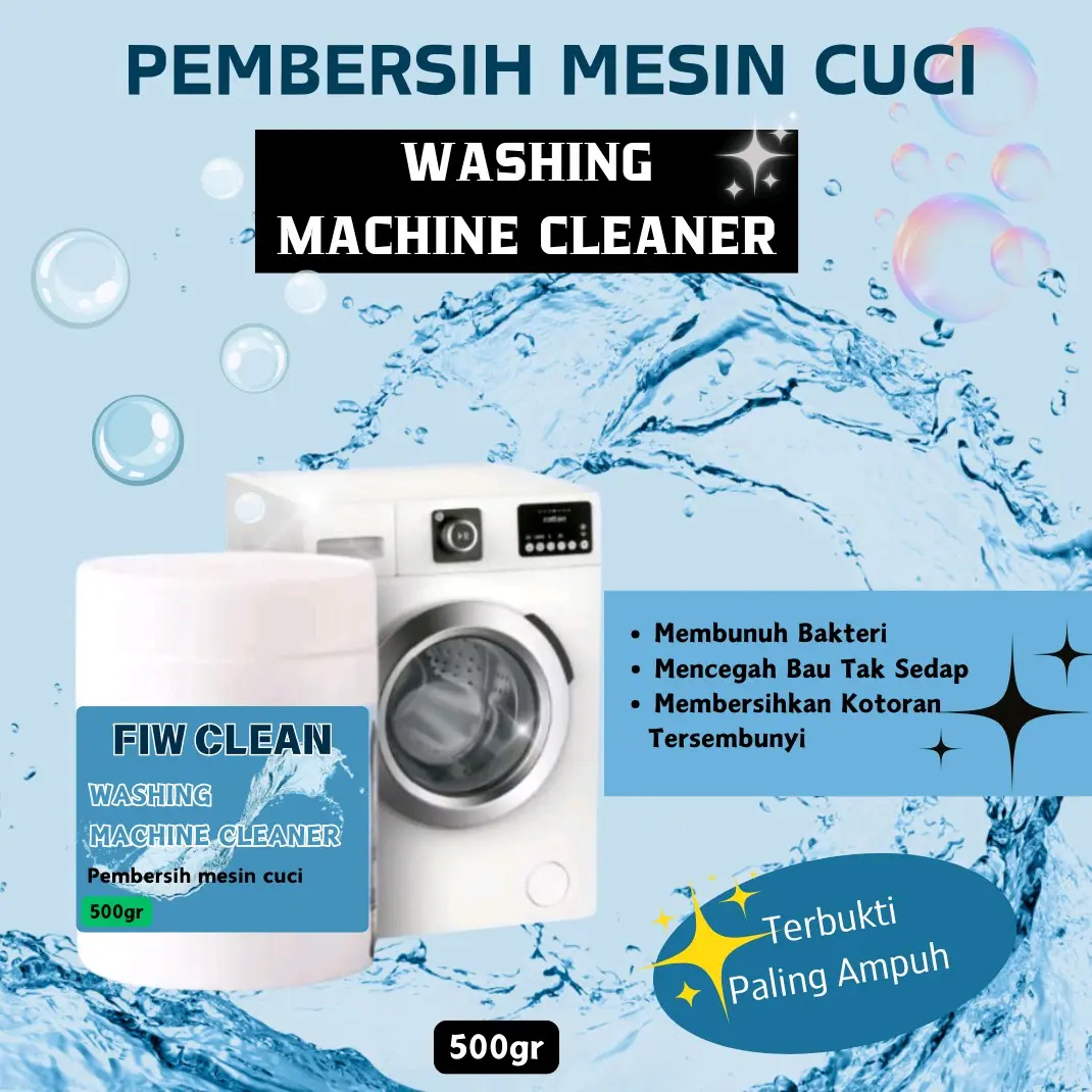 Pembersih mesin cuci,Bubuk pembersih mesin cuci 500gr Cleaner Jamur