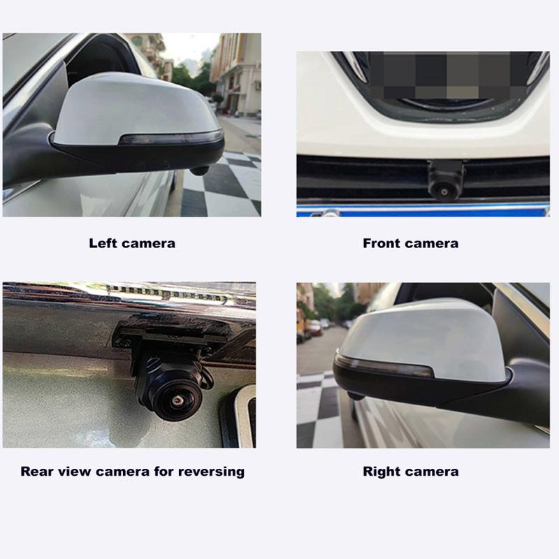 Product Introduction of 360 Car Camera Panoramic Surround View 1080P AHD Right+Left+Front+ Rear View Camera System for Android Auto Radio Night Vision 24