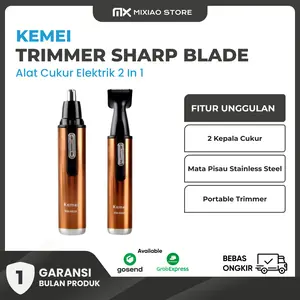 Kemei Alat Cukur Elektrik Nose Ear Eyebrow Trimmer Sharp Blade KM-6629