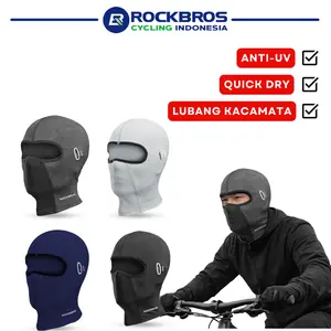 ROCKBROS LF8065 Masker Wajah Balaclava Sepeda Lubang Kacamata Face Mask Scarf Hole Glasses Motor