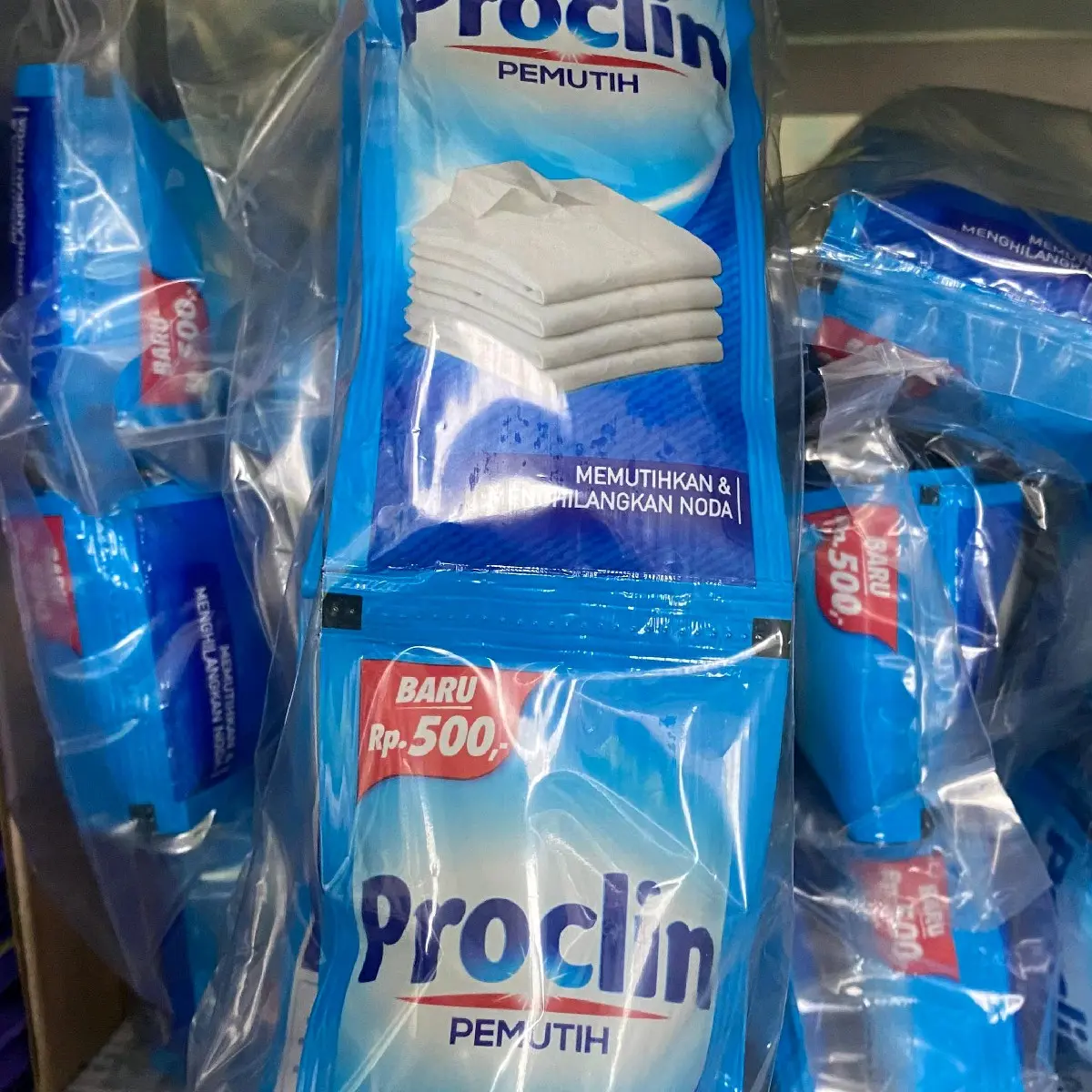 PROCLIN PEMUTIH PAKAIAN kemasan 25 ml isi 12pcs soklin