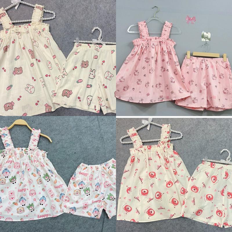 Đồ ngủ nữ 2 dây bản to BIGSIZE 38-80KG chất liệu vải đũi mềm mịn chun co giãn thoải mái