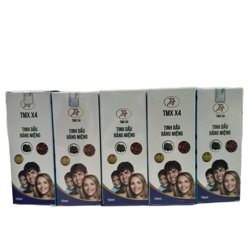 combo 5 lọ tinh dầu răng miệng