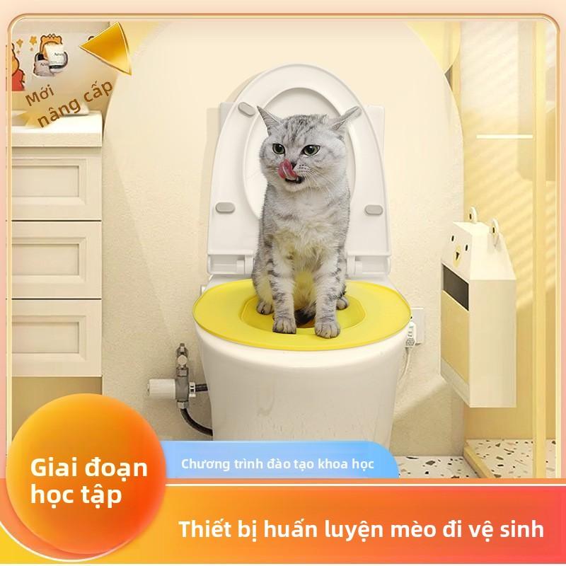 Bộ dụng cụ huấn luyện vệ sinh cho mèo con – giải pháp thay thế hộp vệ sinh với…
