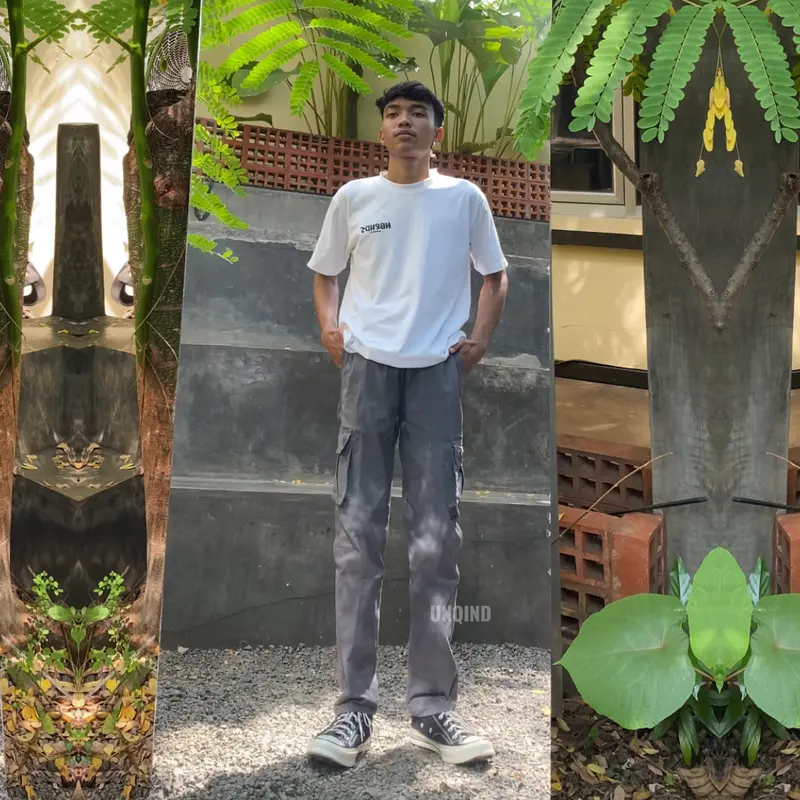 Celana Cargo Pants remaja Pria Pinggang Karet Bahan Katun Twill Strecth Premium 1