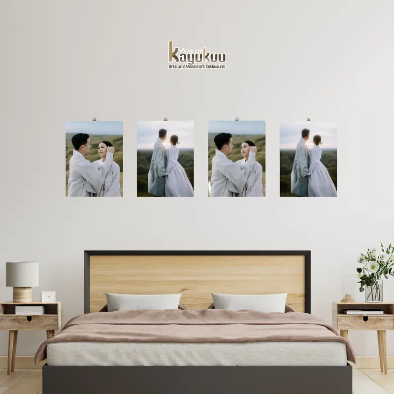 Hiasan Dinding Poster / Foto Paket Cetak 4pcs ukuran 15cm x 20cm Premium 3