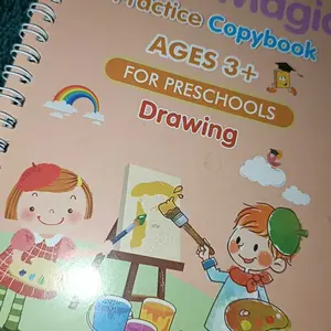 JAKMART 1 SET 4 Buku FREE Pulpen Sank Magic Practice Book Buku Belajar Menulis Huruf Dan Angka FREE Bolpen Dan Refil Panduan Buku Anak
