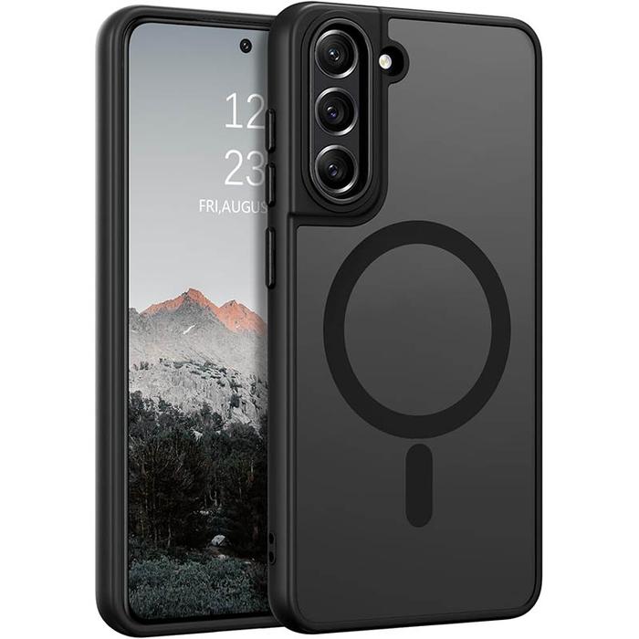 Gambar Vision Mag Armor Case Samsung Galaxy S22 - Untuk For Samsung S22 5G - Magsafe Ring Magnetic for Magnet Holder Hybrid PC TPU Smoke Clear Acrylic Transparent Casing Cover dari Logay Acc Kota Bandung Tokopedia