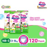 Gambar Merries Good Skin NB-S40 Triplepack - Popok Bayi Celana (3-8)kg dari Merries Indonesia Kab. Bekasi 1 Tokopedia