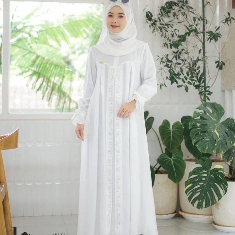 Kiara ABAYA gamis wanita terbaru 2025 kekinian bahan ceruty BABY DOLL 4