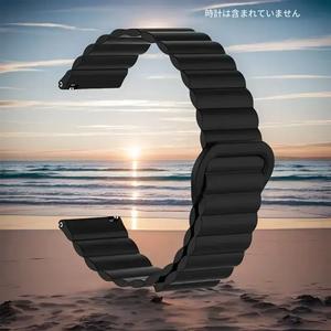 磁気ループスマートウォッチバンド（バンドのみ）、調整可能なバンド、Samsung Galaxy Watch 6/5 Pro/4/Classic/Active 2、Huawei GT 2-2E 3-4対応