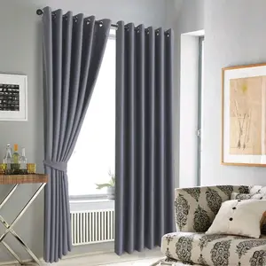 Gorden Blackout Import Embos Tebal - Lebar 135 cm(6gelombang), Tali & Hook Lumba Gratis - Curtain Jendela, Pintu