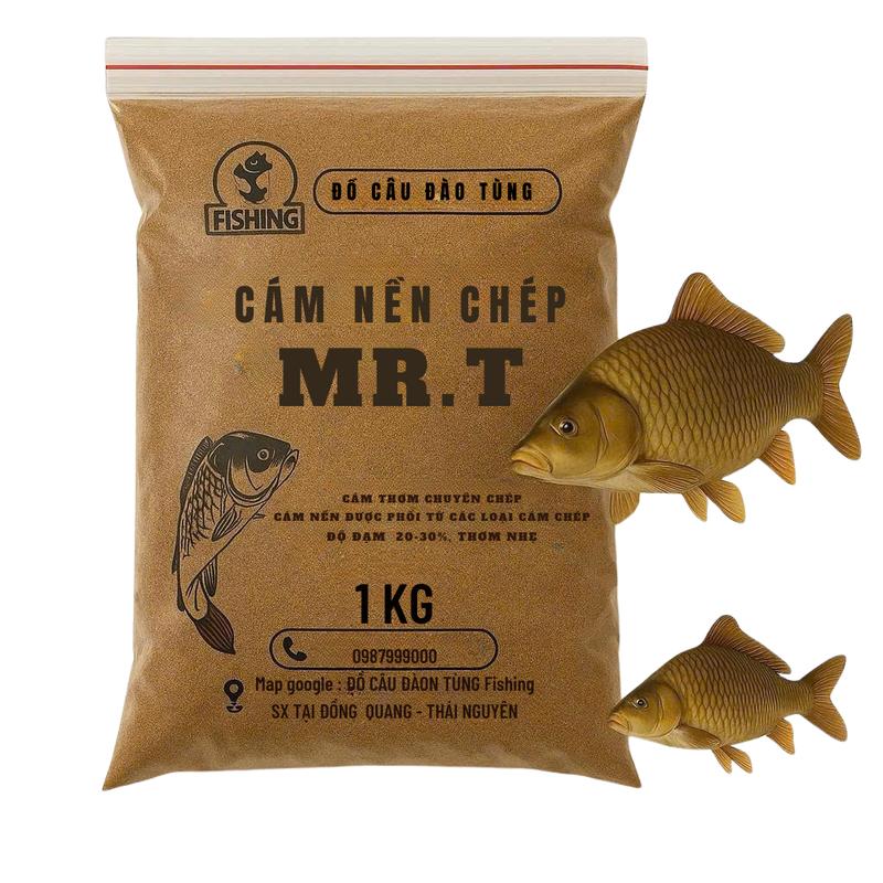 MR.T Cám Nền Chuyên Chép Tự Nhiên & Dịch Vụ 1kg Mùi Thơm Nhẹ Giữ Hương Liệu Thơm Lâu Không Bết Dính Cho Câu Cá Chép Fishing Bắt Cá