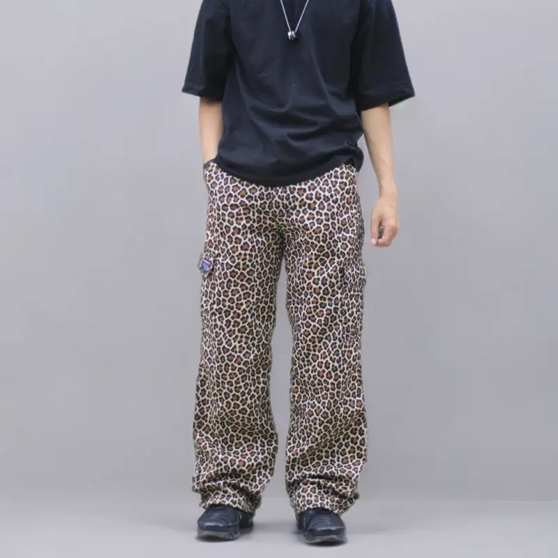 GEVAR Celana Cargo Camo Loreng Loosefit Leopard Skena Casual Pria 0