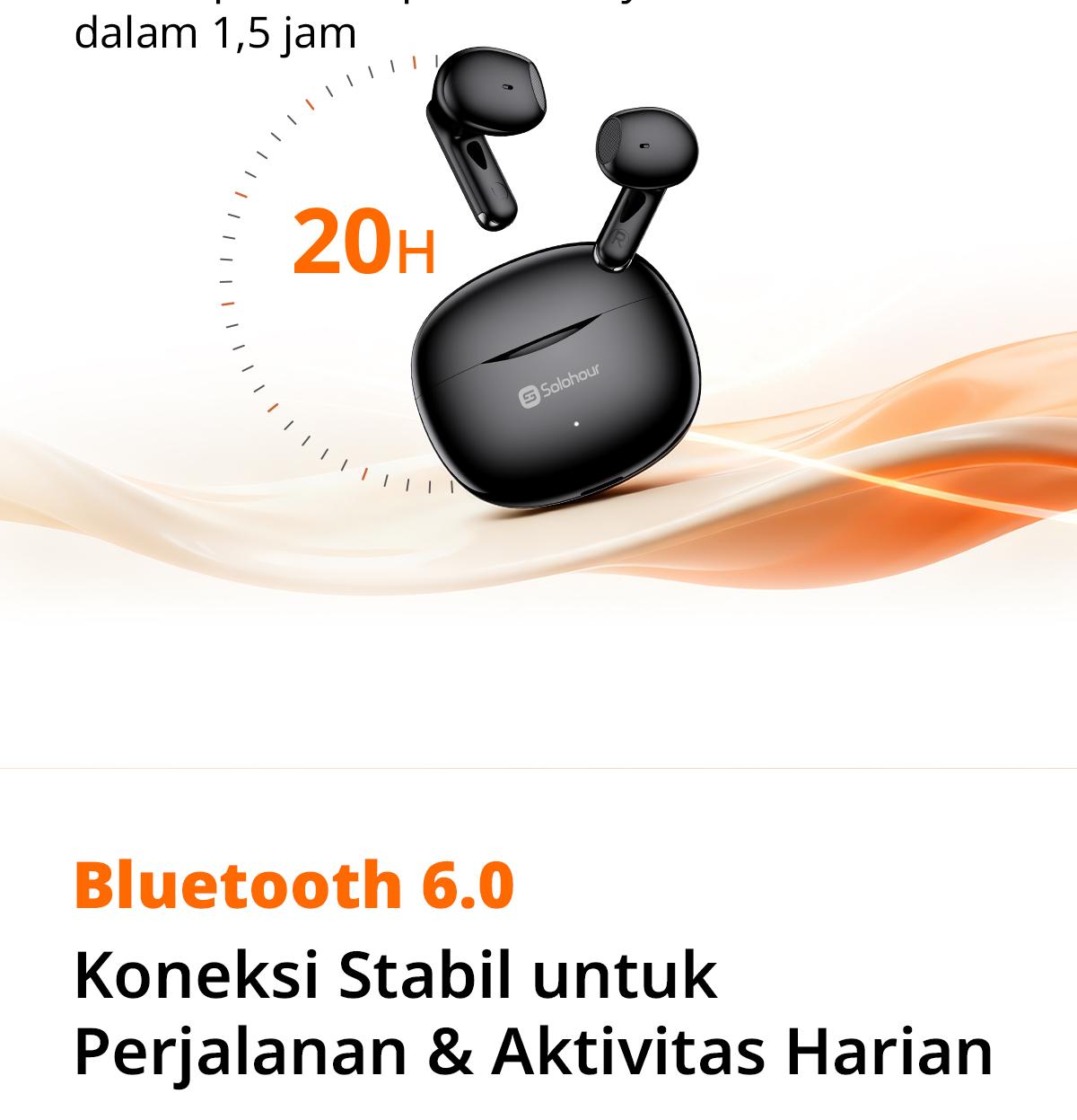 Solohour ST9 TWS Wireless Earphone Airbuds New ST9 Original BT 6.0 True Wireless Headset Bluetooth Earbuds IPX4 WaterProof Solohour ST9 TWS Wireless Earphone Airbuds New ST9 Original BT 6.0 True Wireless Headset Bluetooth Earbuds IPX4 WaterProof