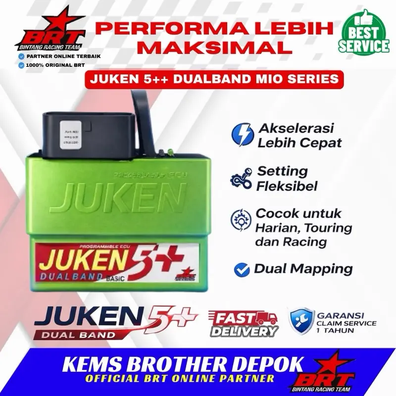 ECU JUKEN 5+ BRT MIO M3 MIO J SOUL GT 115 FINO 125 XRIDE 125 TIPE DUALBAND ORIGINAL BRT