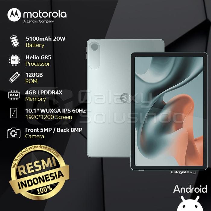 Gambar LENOVO MOTOROLA Motopad 60 LITE - Helio G85 128GB ROM 4GB ROM - Sky Grey Tablet dari Lenovo Authorized Store Malang Kota Malang Tokopedia