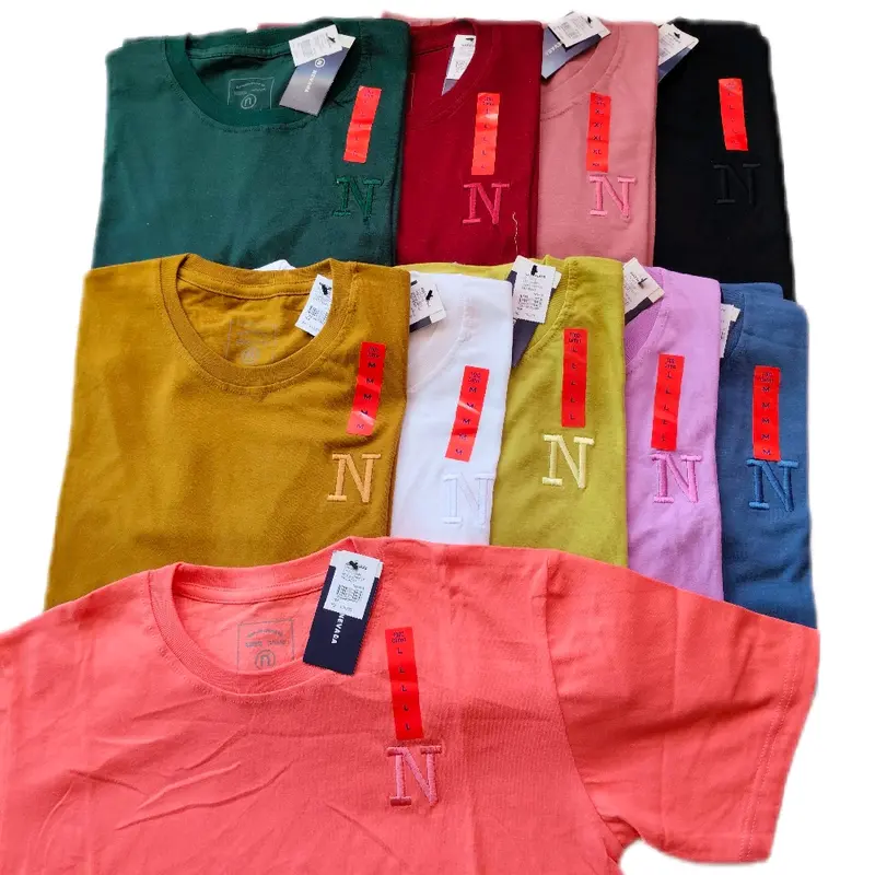 Kaos Lengan Pendek N Unisex N V D dari Katun Combed24s Pria Wanita 0