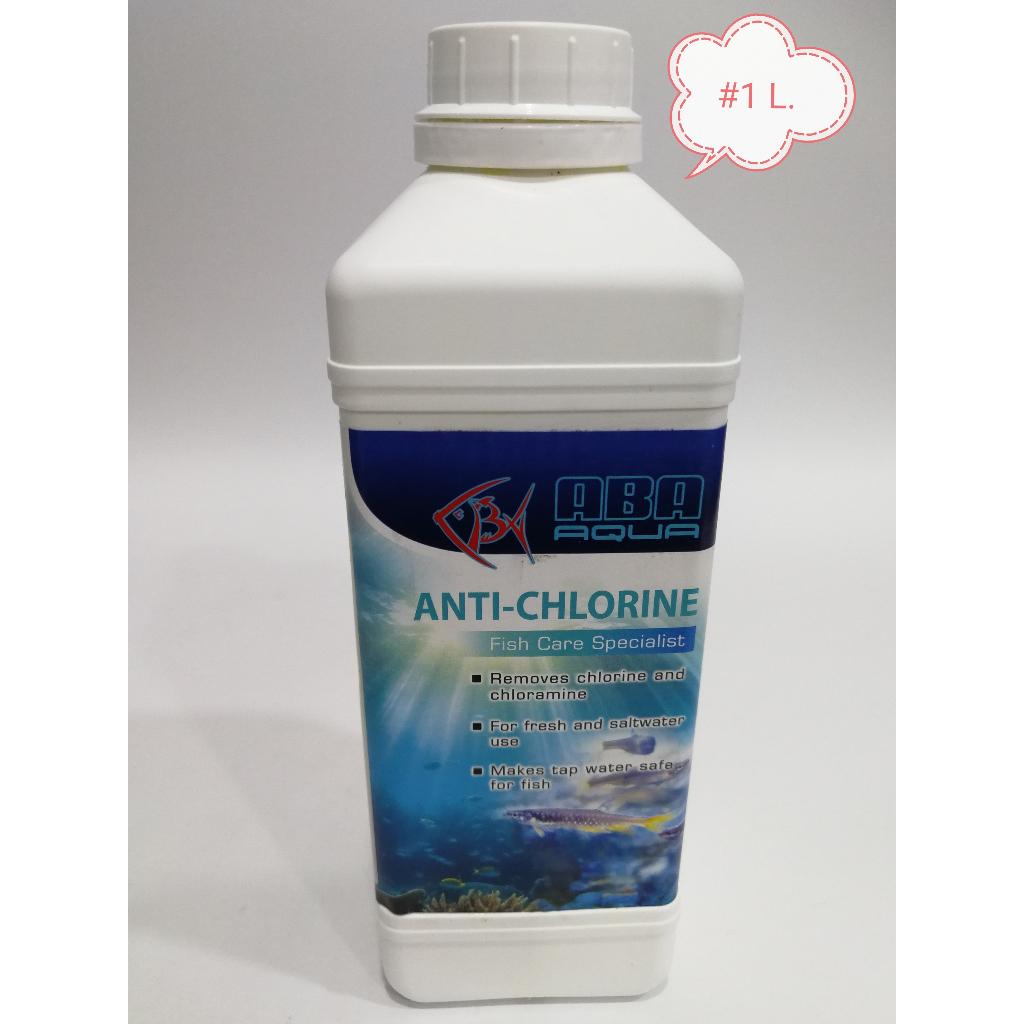 Aba Aqua Anti-Chlorine 1Litre Fish Aquarium Anti Chlorine Ikan Akuarium