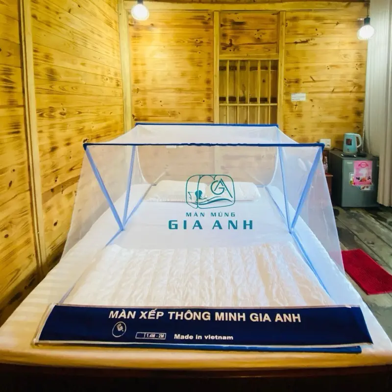 [Hàng Tốt - Free Ship] Màn Xếp Thông Minh - Mùng Ngủ Chống Muỗi Và Côn Trùng Hiệu Quả - Hàng VNXK ( Bảo Hành 12 Tháng )