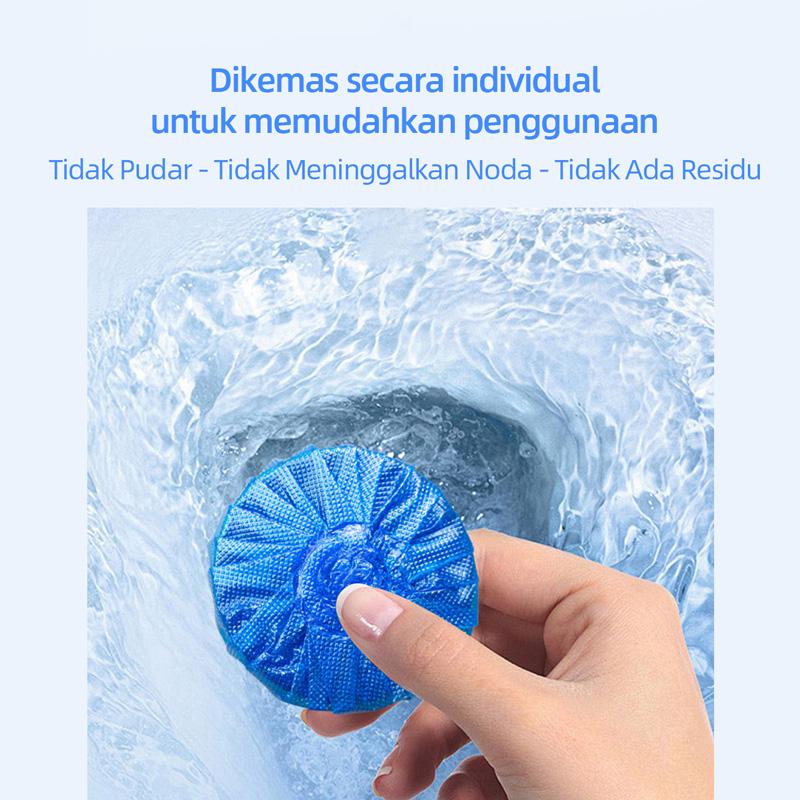 [KOL] Menjual dengan kerugian Zolele TC101 Tablet Biru Pembersih Kloset FRESH FLUSH Penyegar Dan Pewangi Wc Kloset