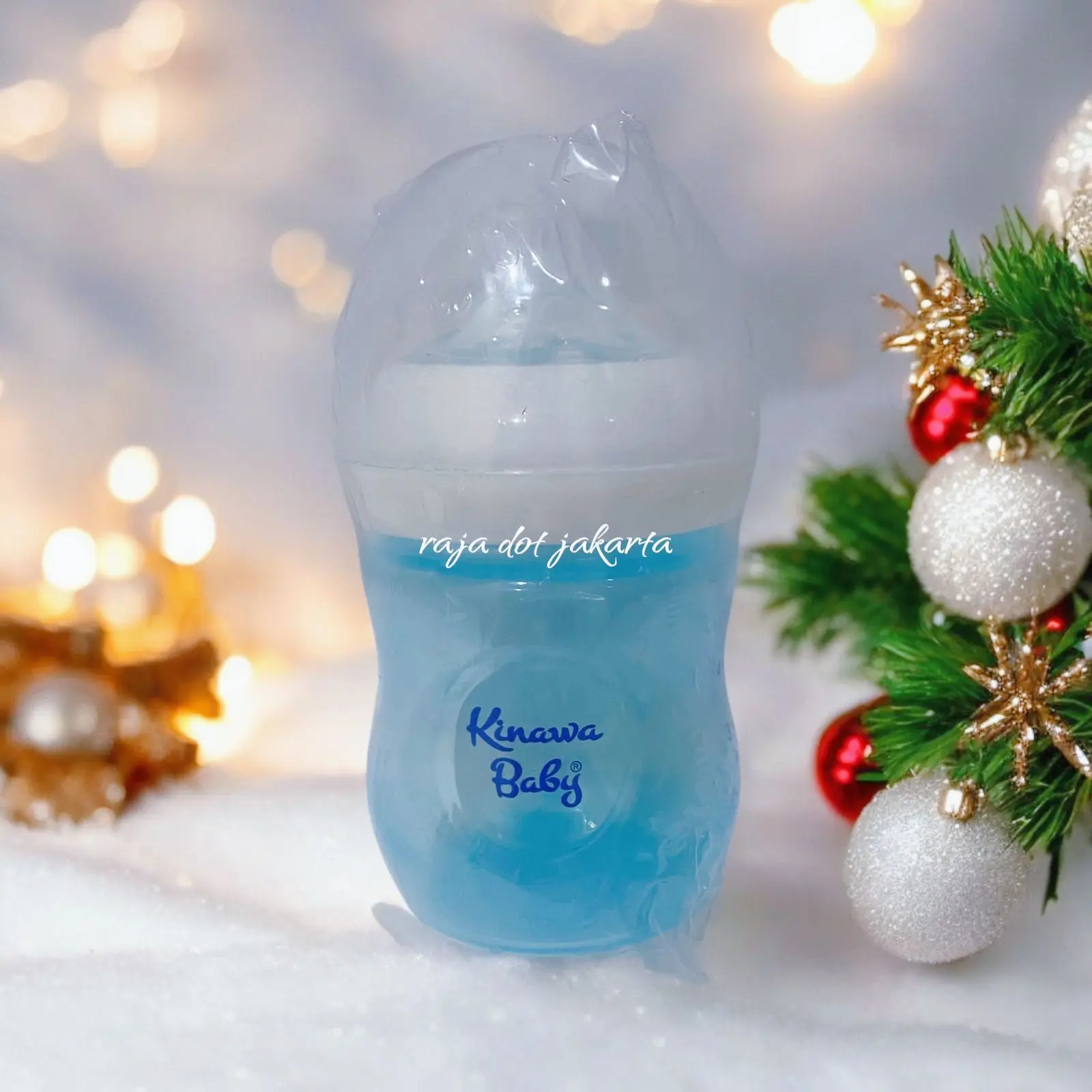Kinawa 150ml atau 330ml Botol susu Wideneck 5,5cm bahan super tebal anti panas dot seperti puting