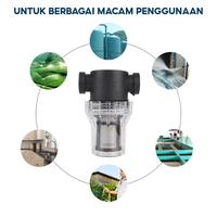 Gambar Homeneeds Filter Pipa Air Plastik Transparan 1/2 3/4 Inch Saringan Filter Pipa Aliran Tinggi SLT-343+SLT-344 Hitam Peralatan - Filter Air Varian 1/2 dari homeneeds_NEW Kota Surabaya 5 Tokopedia