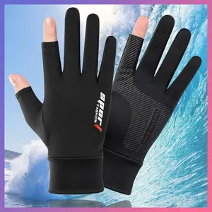 Sarung Tangan Motor Sepeda Pria Sepeda Ice Silk Cycling Gloves Sarung Tangan Layar Sentuh Bersirkulasi
