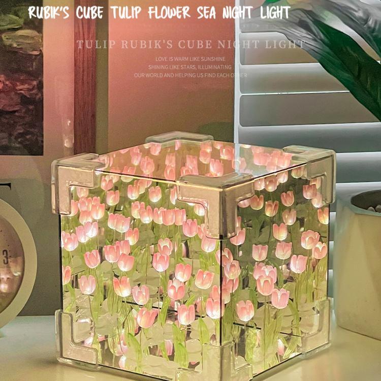 Đèn Ngủ Biển Hoa Tulip, Thủ Công, Bộ Dụng Cụ Tự Làm, Đèn LED, Chiếu Sáng Lãng Mạn, Cho Những Khoảnh Khắc Đặc Biệt, Món Quà Hoàn Hảo  đèn tulip đèn  hoa  tulip  hộp  mây đèn  hoa  cưới hộp  đèn  tình  yêu  làm  sẵn hộp  đèn  hoa  tulip