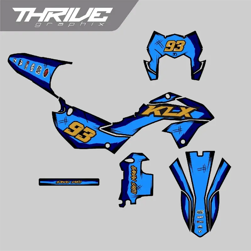 Decal KLX 150SM Doff Custom – Desain Keren & Tahan Lama 0