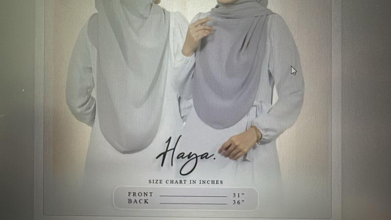 BAWAL CHIFFON CURVE FREE SIZE