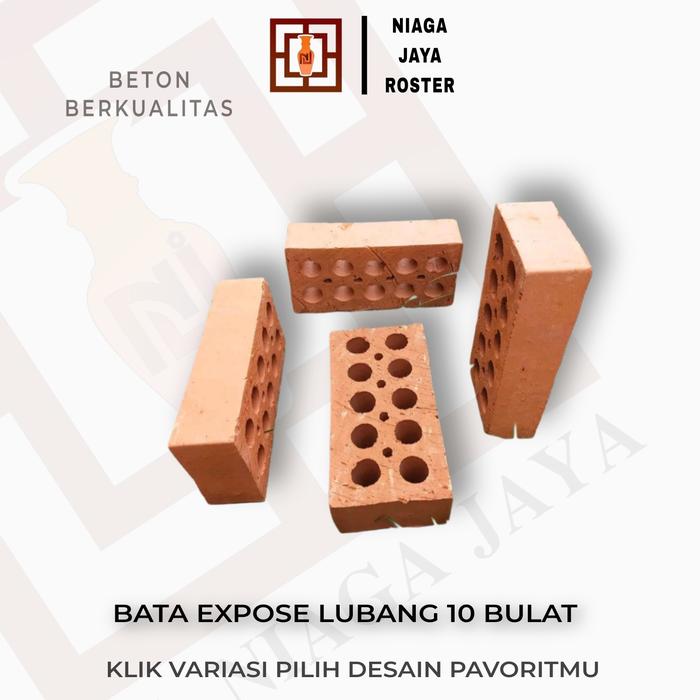 Gambar NIAGA JAYA ROSTER - Bata Ekspos Terakota, Bata Expose, Bata Pasang Klasik, Batu Bata, Bata Rumah Susun Klasik Kacamata dari NIAGA JAYA ROSTER Kota Bekasi Tokopedia