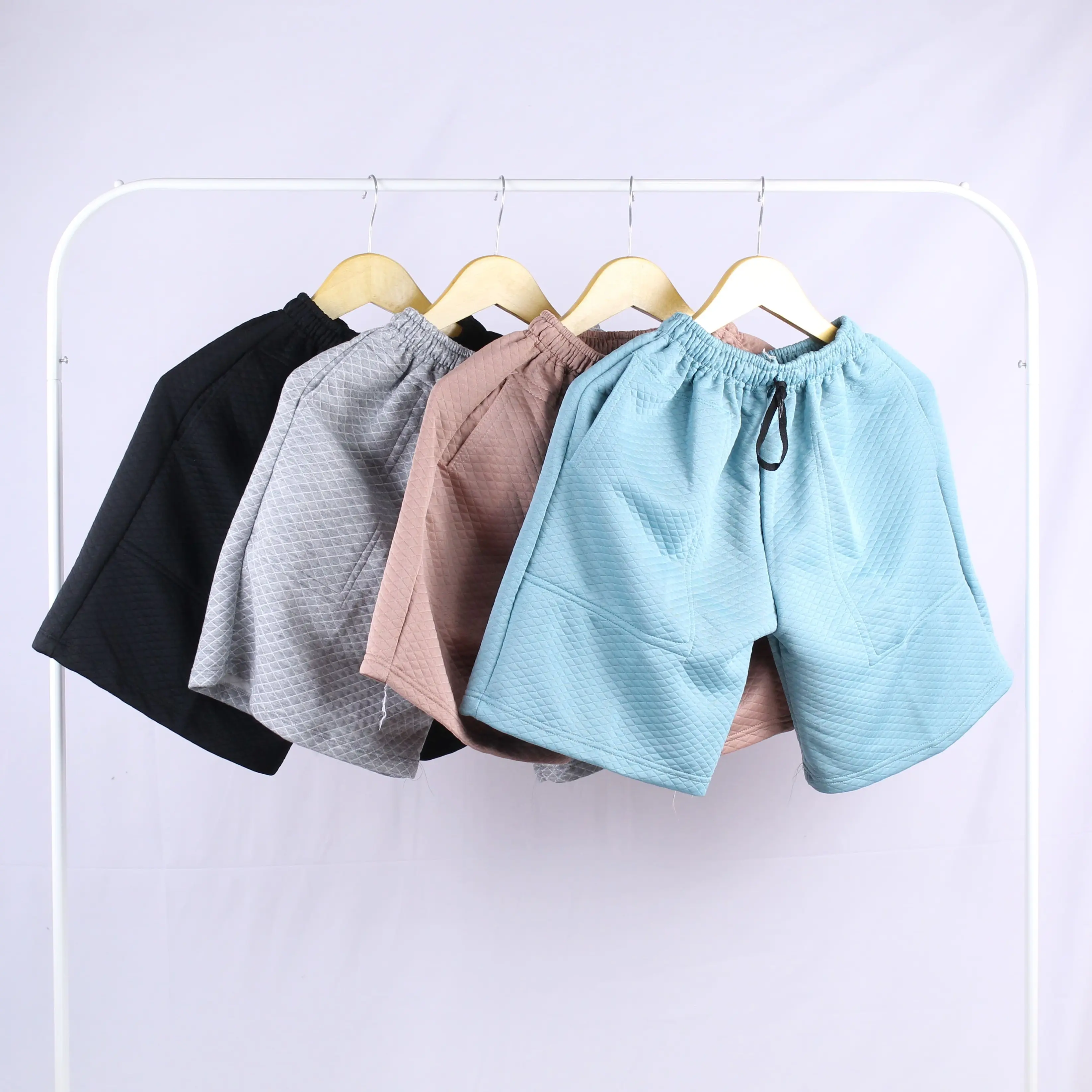 Celana Pendek Kolor Wanita Knit [Paket Hemat 100 RB Dapat 5PCS] Shortpants Short Pants Karet Melar Elastis Rajut Diamond Santai Rumahan Polos Tebal Comfy Murah Bagus Cewe Cewek Perempuan Remaja Dewasa Anak Simple Simpel