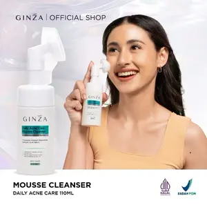 Ginza Beauty Mousse Cleanser Acne Care | Sabun Cuci Muka Anti Jerawat & Pembersih Minyak Berlebih
