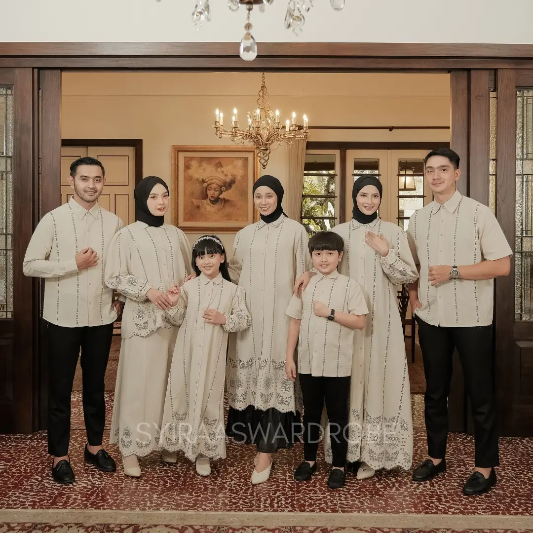 Syiraaswardrobe | Mahreen Family Series - Warna Beige