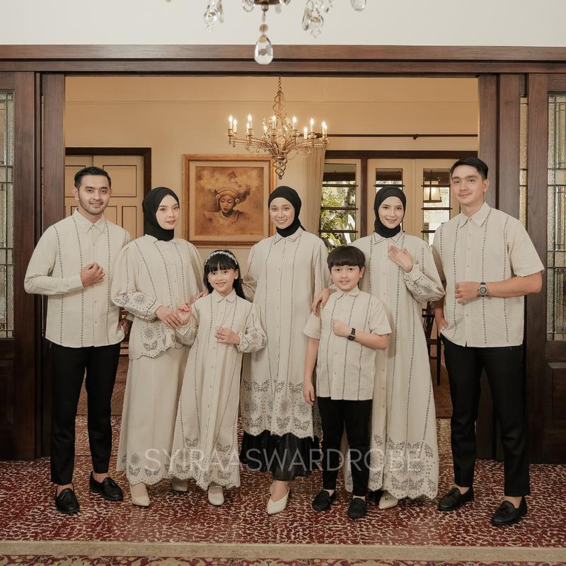 Syiraaswardrobe | Mahreen Family Series - Warna Beige 0