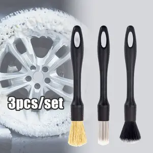 3Pcs Detailing Brush Premium Kuas Pembersih Motor Mobil Kuas Pembersih Sela Mobil Kuas Detailing Premium Quality
