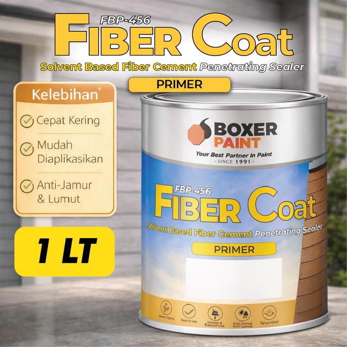 Gambar Cat Dasar Fiber Cement BOXER Fiber Coat Penetrating Sealer (1 LT) - Clear Paint - Clear dari Boxer Paint Official Store Kab. Sidoarjo Tokopedia