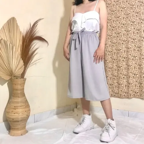 KULOT KRINGKEL 7/8 DI BAWAH LUTUT CELANA PENDEK WANITA TERBARU BAHAN KRINGKEL PREMIUM Crinkle 5