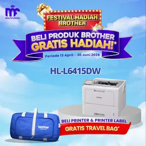 Printer Brother Laser HL-L6415DW Monochrome 52ppm Garansi Resmi