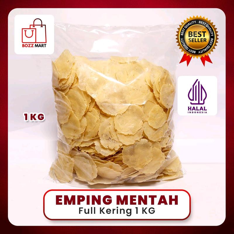 EMPING MELINJO 1 KG FULL KERING ASLI KEBUMEN - Makanan  Goreng Food Snacks Camilan Keripik Crispy 0
