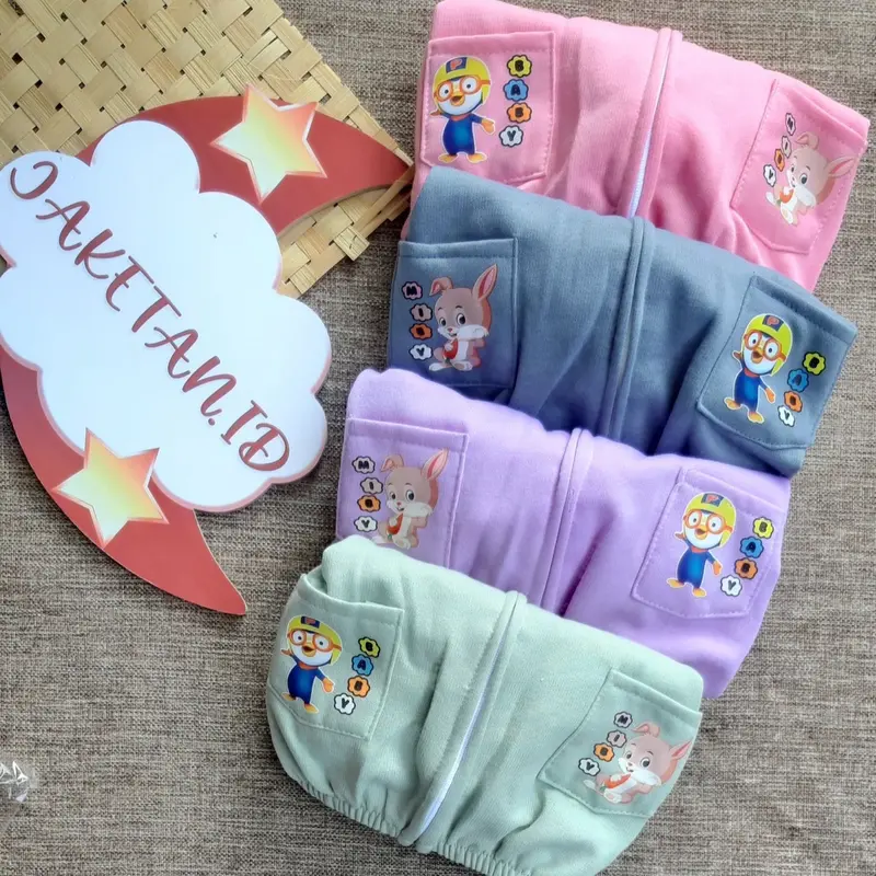 Jaketan-jaket karakter pororo bahan babyterry fleece usia 0-7 bulan, MAX bb 7 KG 1