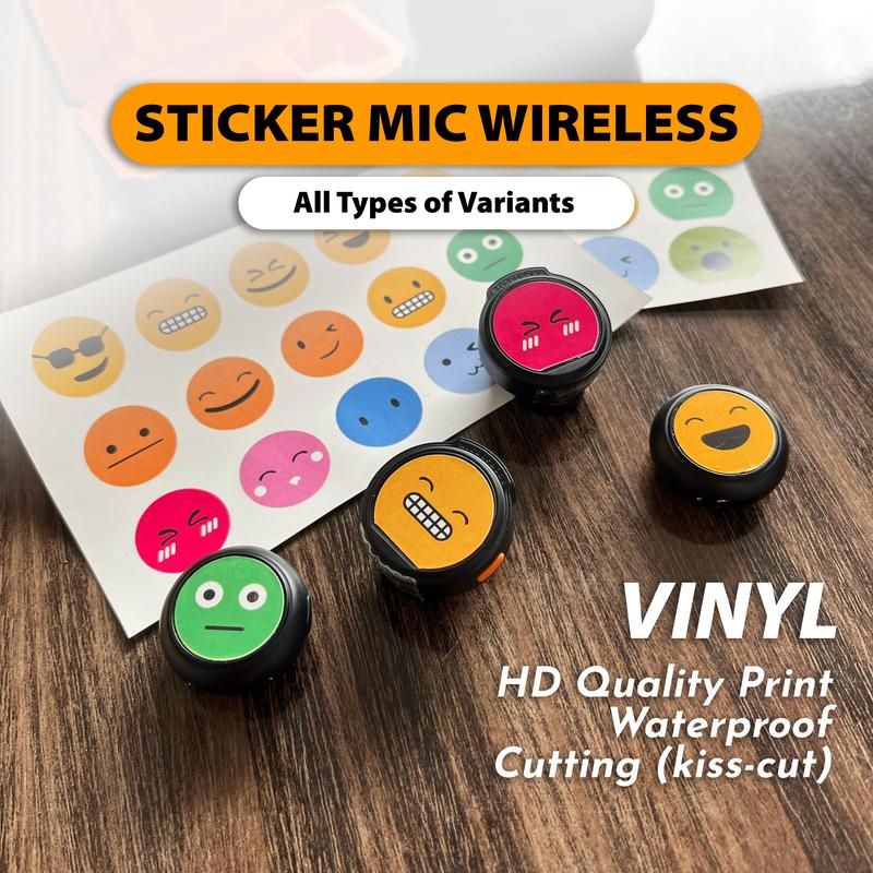 Sticker Mic Wireless, Sticker Bulat Emoji: TNW A36/A37/A30, Mixio ...