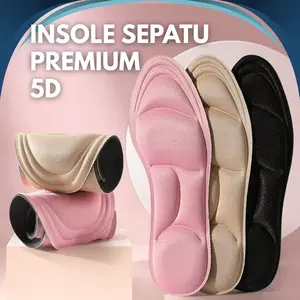 Insole Sepatu Busa Memory 5D Orthopedi, Bantalan Sepatu Pijat Empuk, Shoe Foam Massage Insole Unisex
